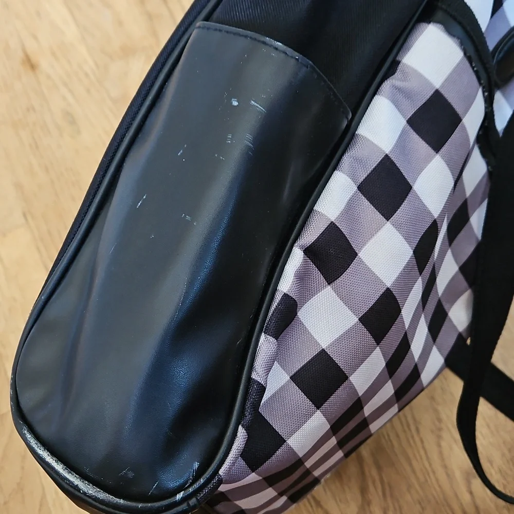 Hello Kitty Black and White Gingham Tote